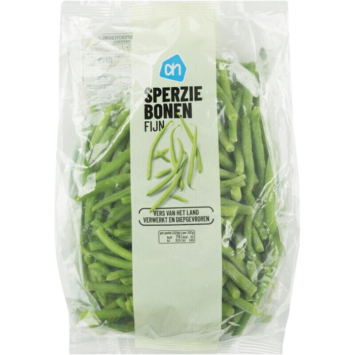 Hele sperziebonen zeer fijn (doos, 450g)