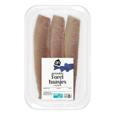 AH Gerookte forel haasjes (140g)