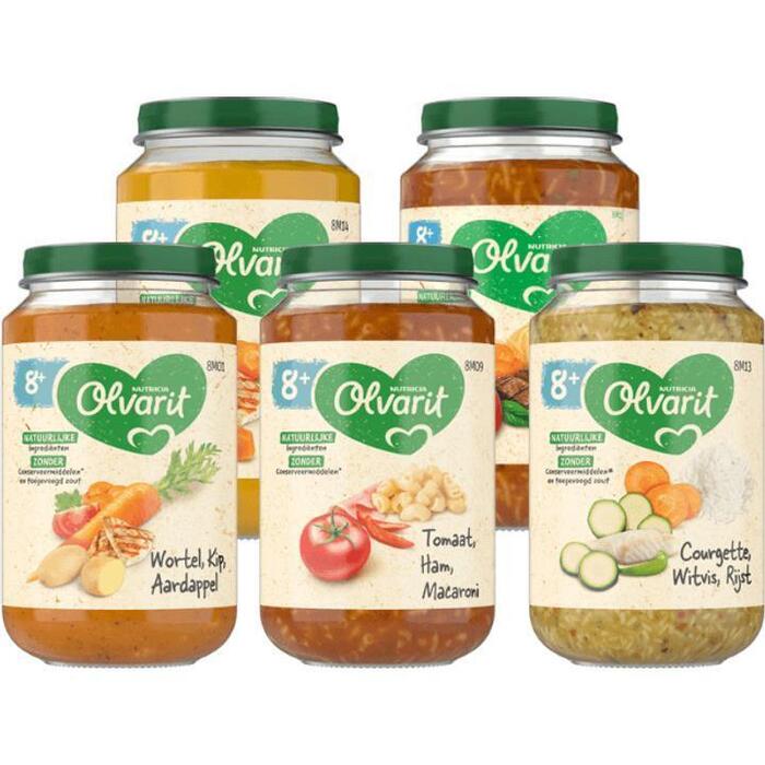 Olvarit Maaltijdpotjes 8+ Maanden Pakket