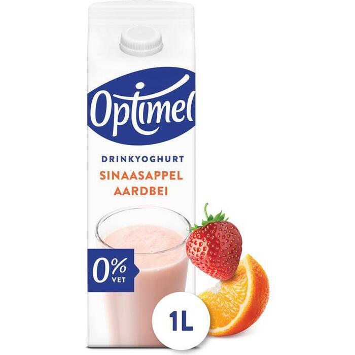 Optimel Drinkyoghurt sinaasappel aardbei 0% vet 1 x 1L (1L)