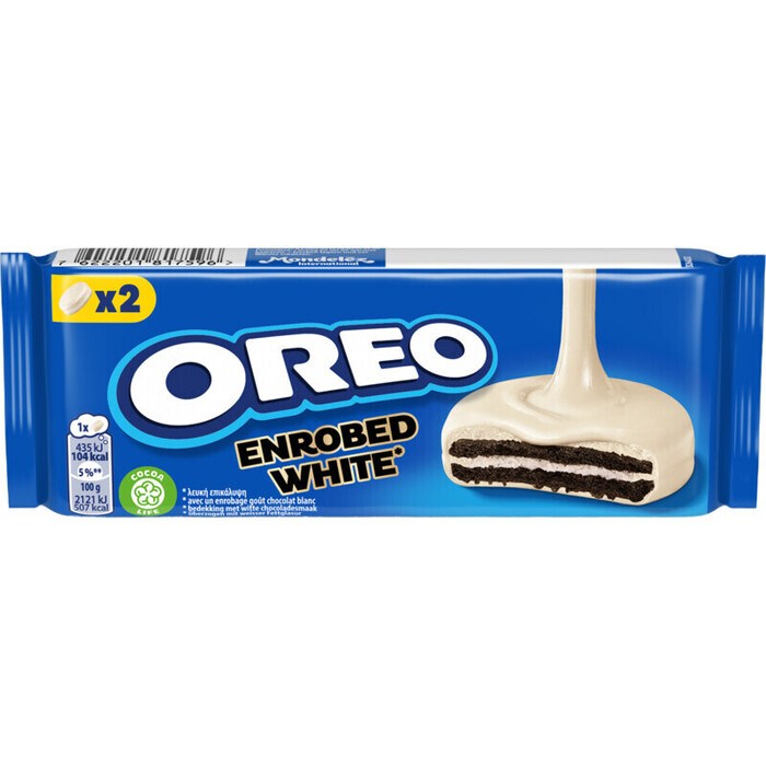 Oreo Koekjes Omhuld met Witte Chocolade 2 Stuks 41 g (41g)