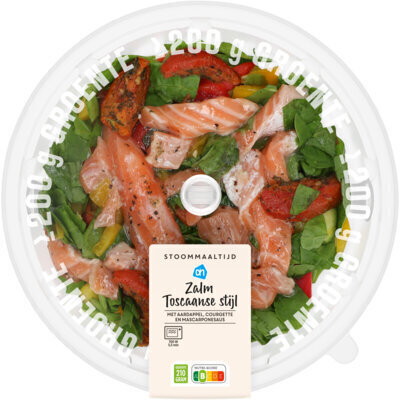 AH Stoommaaltijd zalm Toscaanse stijl (450g)