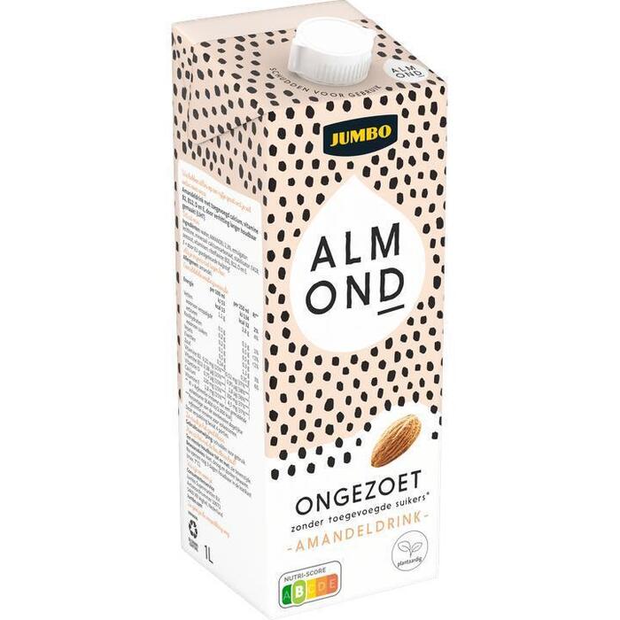 Jumbo Amandeldrink Ongezoet 1L (1L)