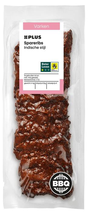 Spareribs Indische stijl (600g)