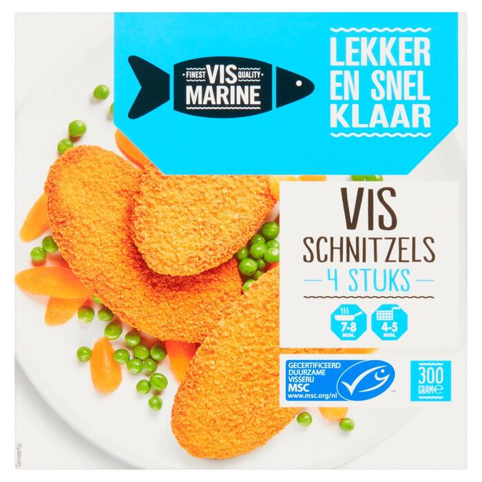 Vismarine Visschnitzel (Doos, 300g)