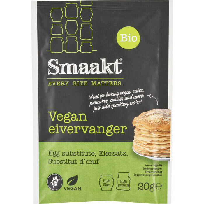 Smaakt Bio Vegan Eivervanger 20 g (Zakje, 20g)