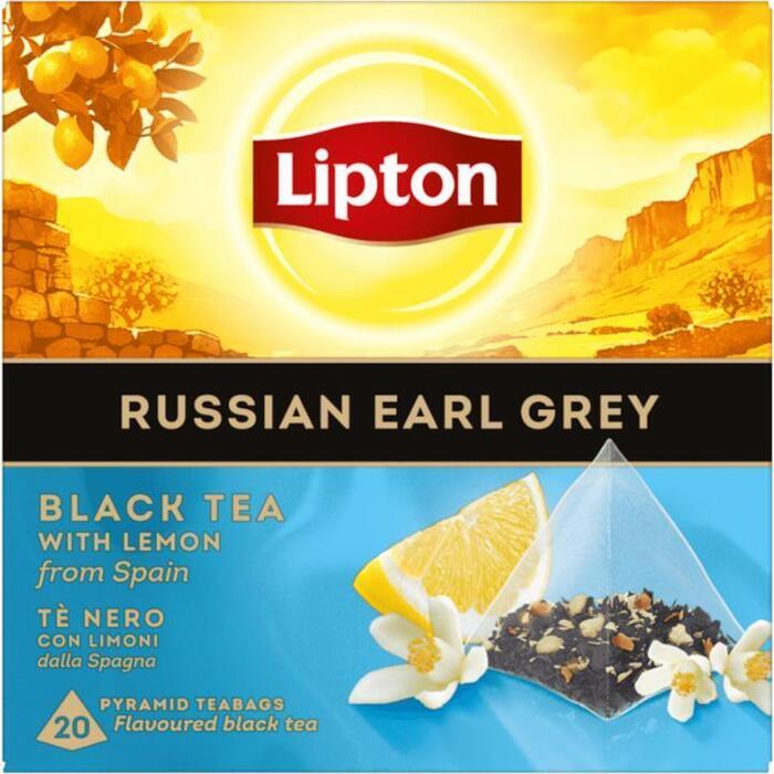 Lipton Russian earl grey black tea (32g)