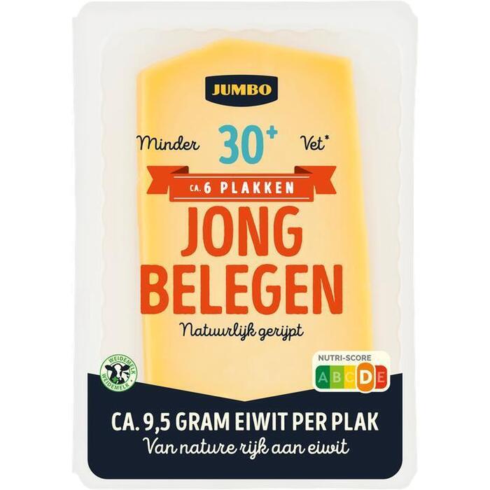 Jumbo Jong Belegen Kaas 30+ Plakken 190g (190g)