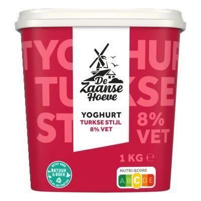 De Zaanse Hoeve Yoghurt Turkse stijl 10% vet (1kg)