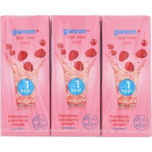 G'woon tintelfruit framboos cranberry 6-pack (1.2L)