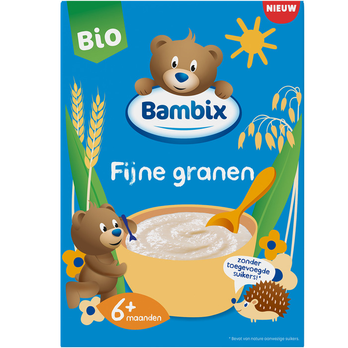 Bambix Bio Granenpap van Fijne Granen 6+ Maanden 180g (180g)