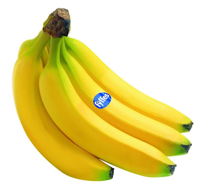 Bananen 4 Stuks ca. 1 kg (Stuk, 95g)