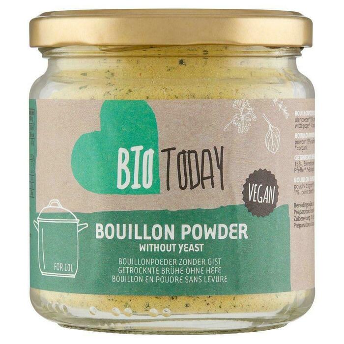 Bio Today Groente Bouillon Poeder Zonder Gist 200g (200g)