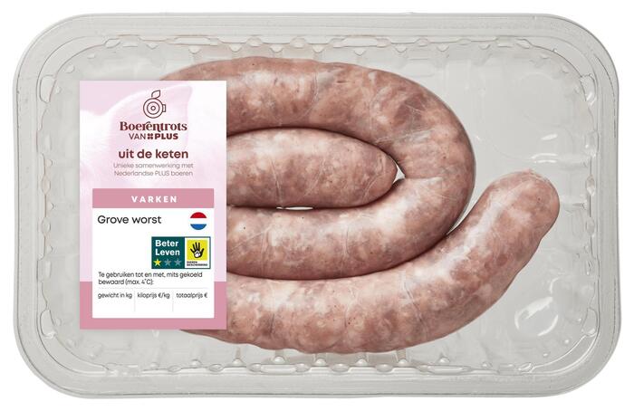 Verse worst grof (500g)