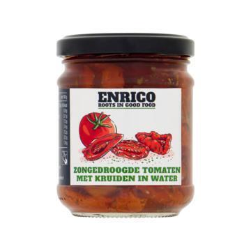 Enrico® Zongedroogde Tomaten met Kruiden in Water 210 g (210g)