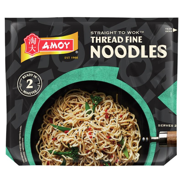 Amoy Straight to wok thread fine noodles (2 × 150g)