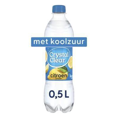 Crystal Clear Sparkling Lemon Fles 0,5L (Fles, 0.5L)
