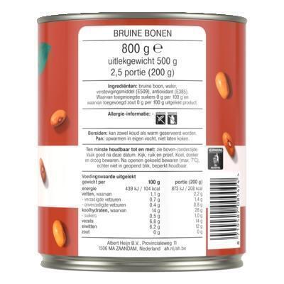 AH Terra Hollandse bruine bonen (800g)