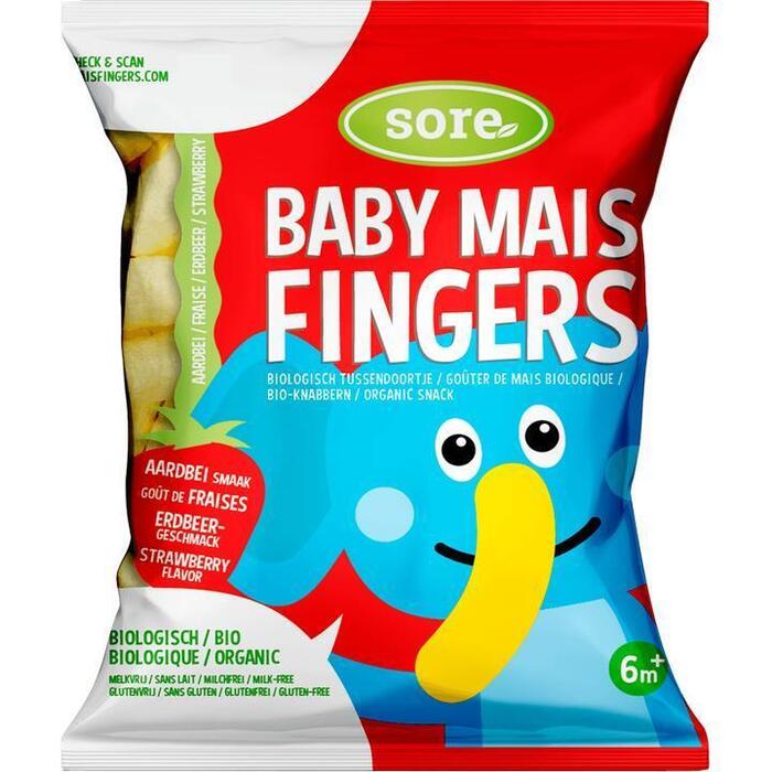 Sore Baby Maisfingers aardbei (35g)