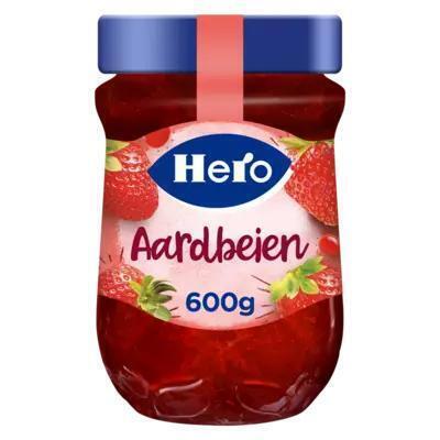 Extra jam aardbeien (Pot, 600g)