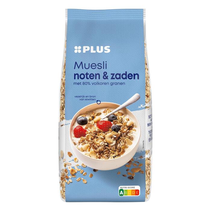 PLUS Muesli noten en zaden (Zak, 1kg)