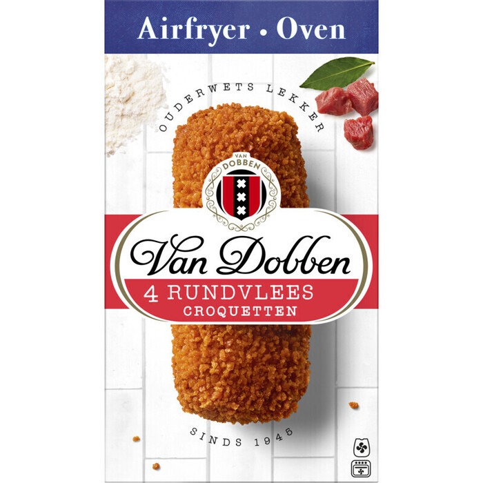 Oven-Airfryer Rundvleescroquetten (320g)