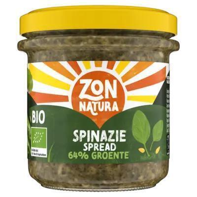 Zonnatura Groentespread Spinazie Pijnboompit 135g (135g)