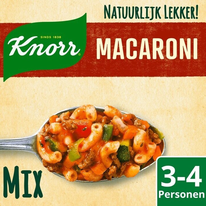 Knorr Natuurlijk Lekker! Maaltijdmix Macaroni 48 g (Zakje, 48g)