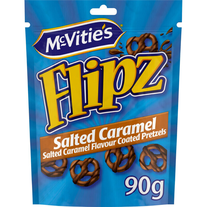 Flipz Salted Caramel Flavour Coated Pretzels 90 g (90g)