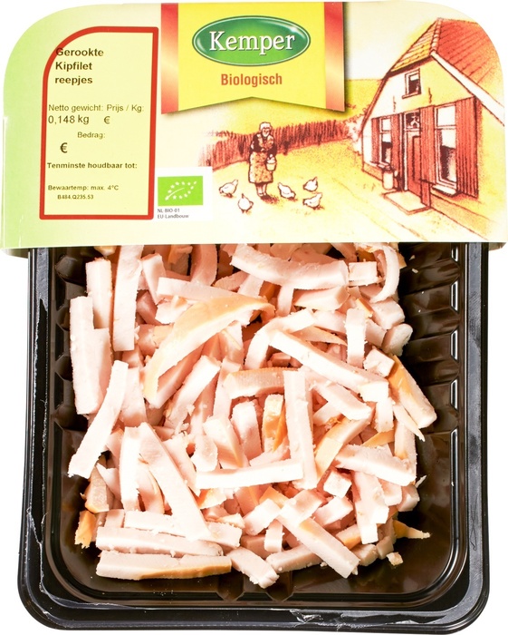 Gerookte kipreepjes (145g)