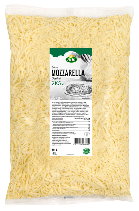 Arla Sticks Mozzarella Kaas 40+ 2 kg (2kg)