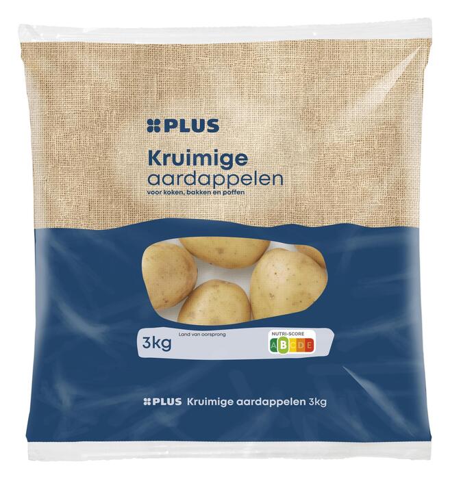 PLUS Kruimige aardappel (Zak, 3kg)