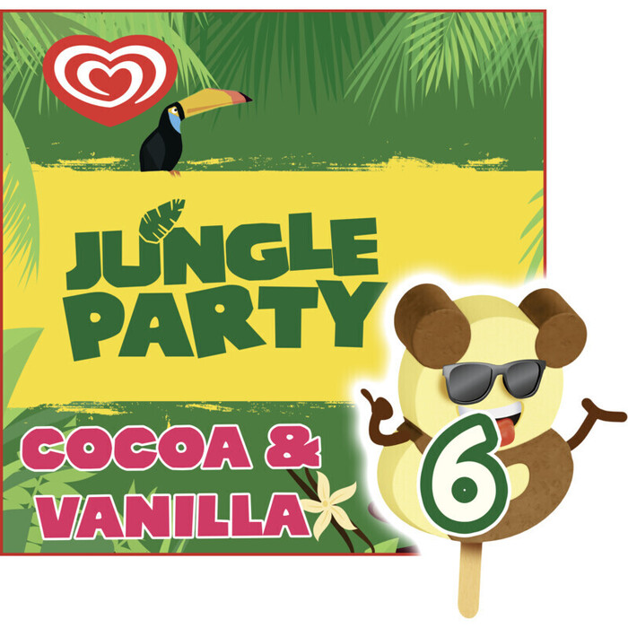 OLA Panda Jungle Party Cocoa & Vanilla 6x85ML (282g)
