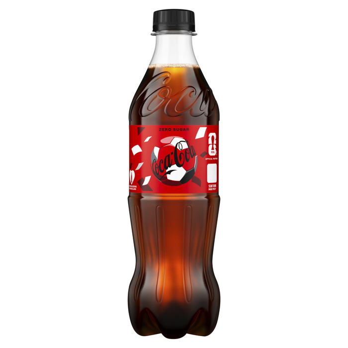 Coca-Cola Zero Sugar PET fles 500ml (Fles, 0.5L)