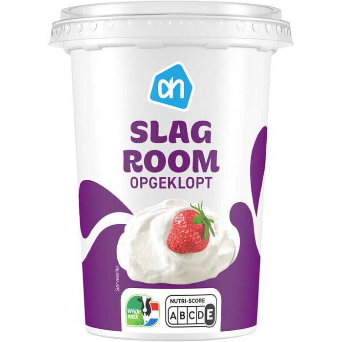 AH Geklopte slagroom kant-en-klaar (0.5L)