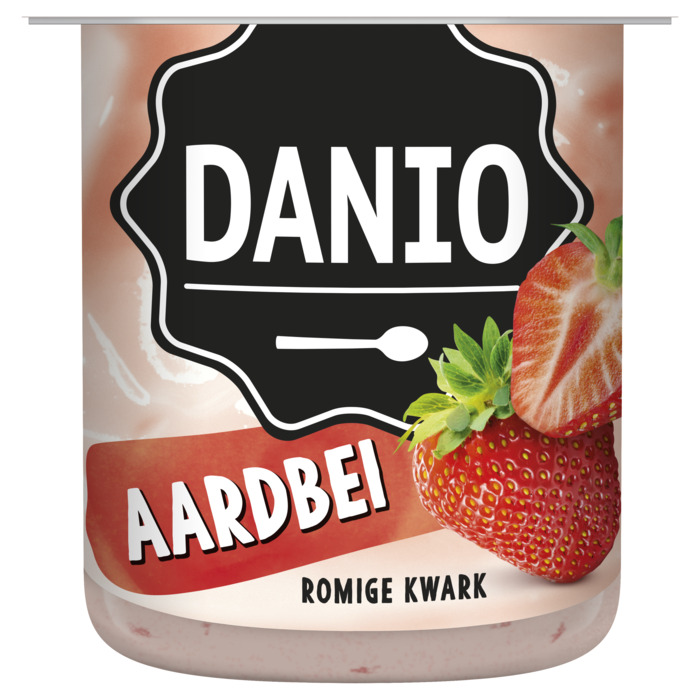 Romige kwark aardbei (Stuk, 450g)