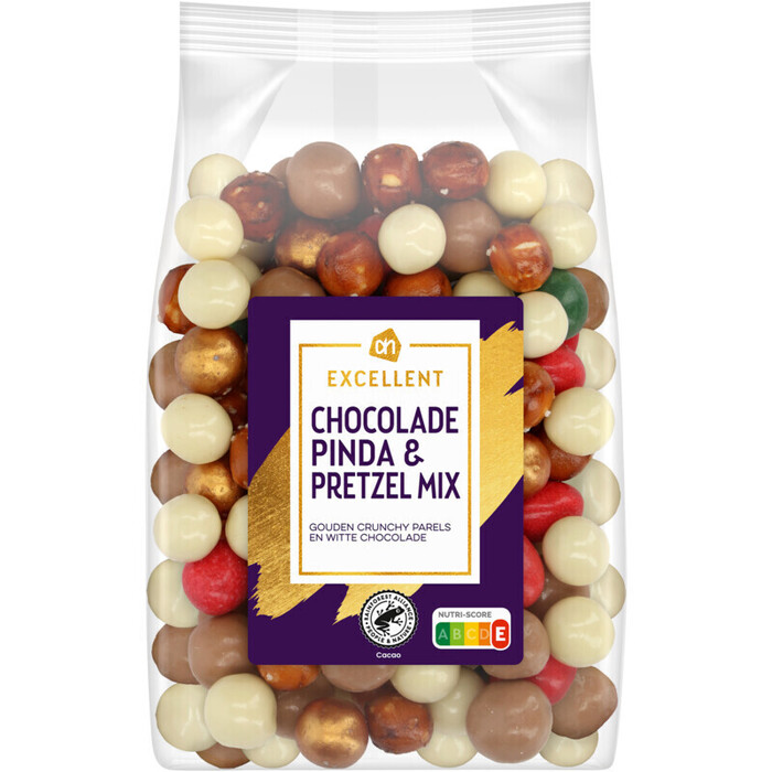 AH Excellent Chocolade pinda & pretzel mix (175g)