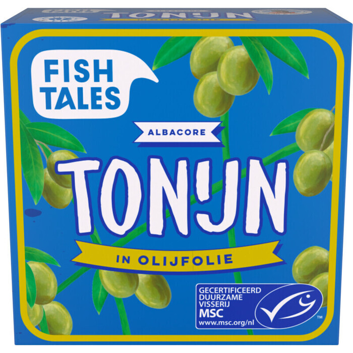 Jacks Tonijn in Olijfolie, MSC (blik, 80g)