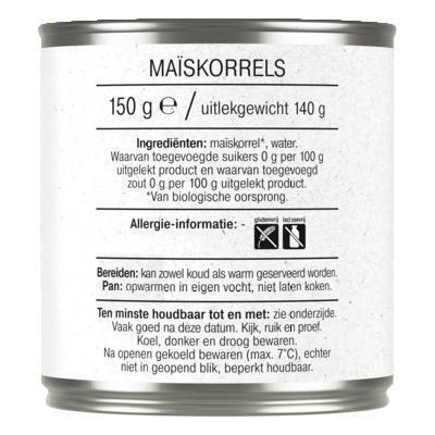 AH Biologisch Maiskorrels 0% zout toegevoegd (150g)
