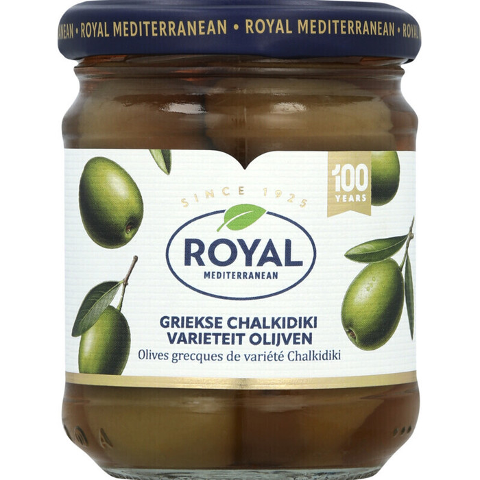 Royal Griekse Chalkidiki olijven (210g)