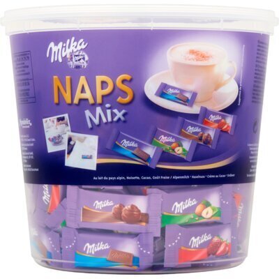 Milka Naps Mix 207 Stuks 1000 g (1kg)