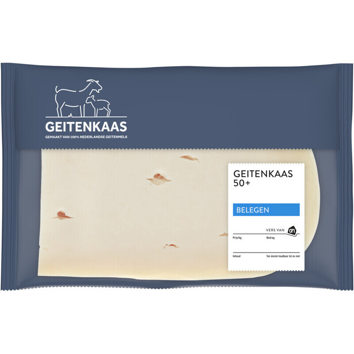 AH Geitenkaas belegen 50+ plakken (230g)