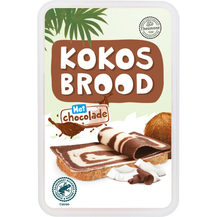 Theunisse Kokosbrood met Chocolade 275 g (doos, 275g)