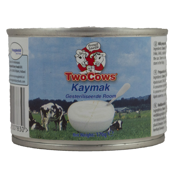 Two cows Kaymak gesteriliseerde room (170g)