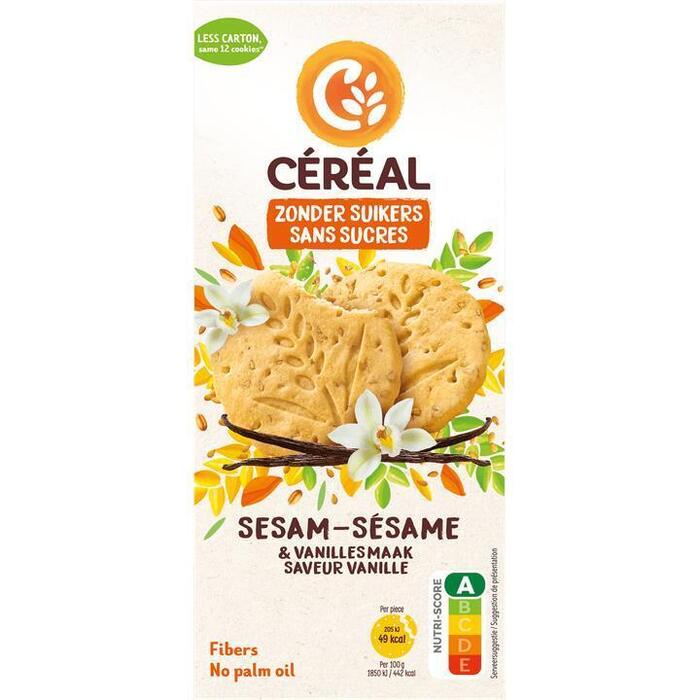 Céréal Sesam-vanille koekjes (132g)