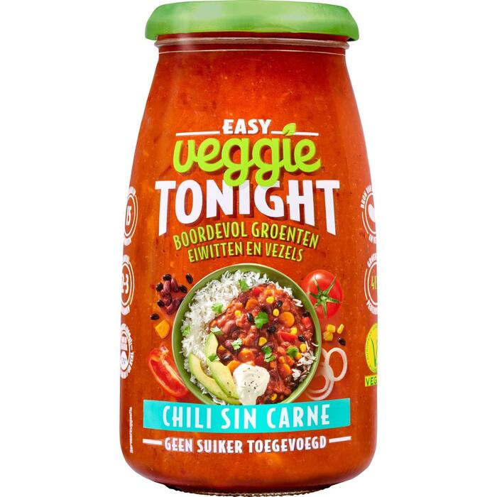 Easy Veggie Tonight Chili Sin Carne 505 g (505g)