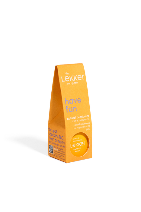 The Lekker Company Natuurlijke deo mandarijn citroen (30g)