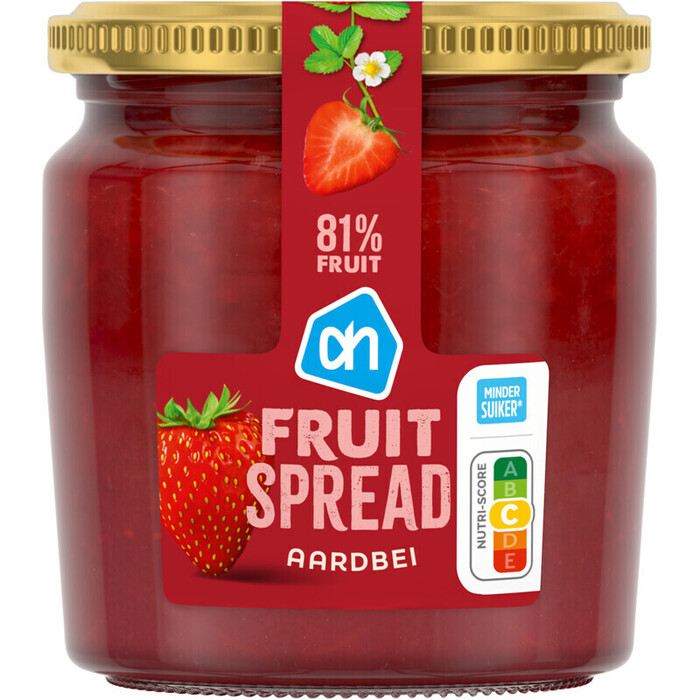 AH Fruitspread aardbei (335g)