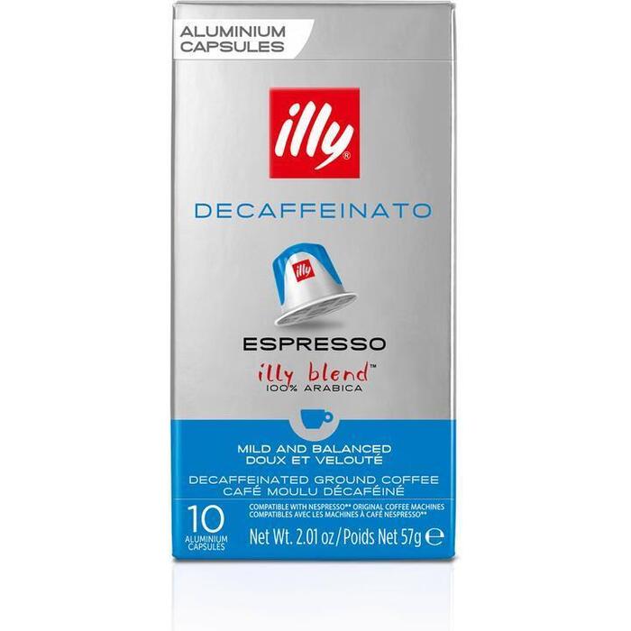 ILLY KOFFIE CAPSULES ESPRESSO DECAFFEINATO 57G 10P BOX (57g)