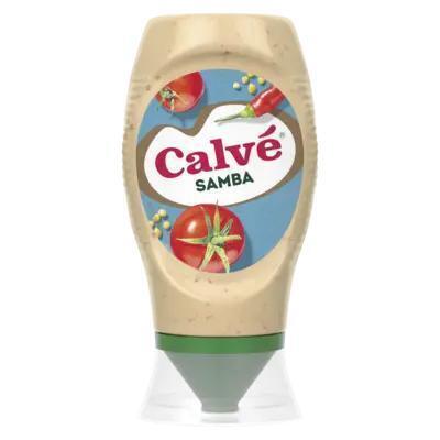 Calvé Knijpfles Samba Saus 250 ml (Fles, 250ml)